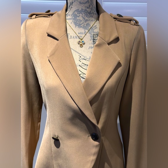 Honey & Beau Rider Tux Jacket, Camel Size 10 - Picture 10 of 14